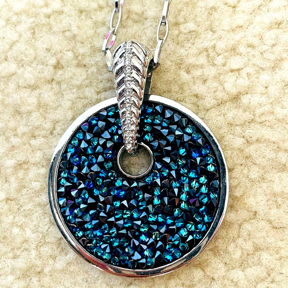 Touchstone Crystal by Swarovski. Convertible necklace
